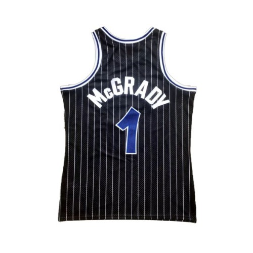 Men's Orlando Magic McGrady #1 Mitchell & Ness Black 2003/04 Swingman NBA Jersey