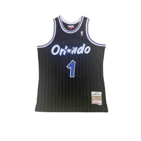 Men's Orlando Magic Hardaway #1 Mitchell & Ness Black 1994/95 Swingman NBA Jersey