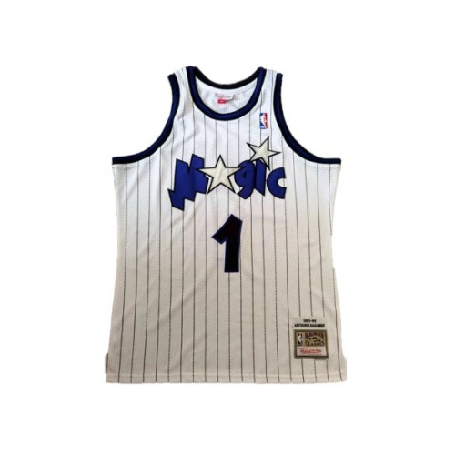 Men's Orlando Magic Hardaway #1 Mitchell & Ness White 1993/94 Swingman NBA Jersey