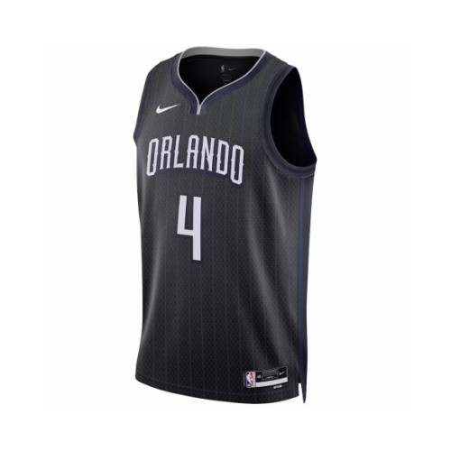 Men's Orlando Magic Jalen Suggs #4 Nike Black 2022/23 Swingman Jersey - City Edition