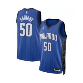 Men's Orlando Magic Cole Anthony #50 Jordan Brand Blue 2022/23 Swingman Jersey - Statement Edition