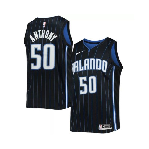 Men's Orlando Magic Cole Anthony #50 Black 22/23 Swingman NBA Jersey - Icon Edition