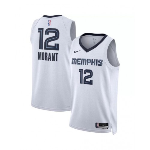 Men's Memphis Grizzlies Ja Morant #12 Nike White 2022/23 Swingman Jersey - Association Edition