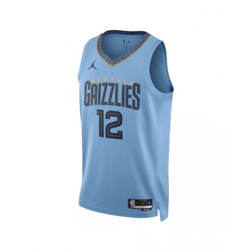 Men's Memphis Grizzlies Ja Morant #12 Jordan Brand Light Blue 2022/23 Swingman Jersey - Statement Edition