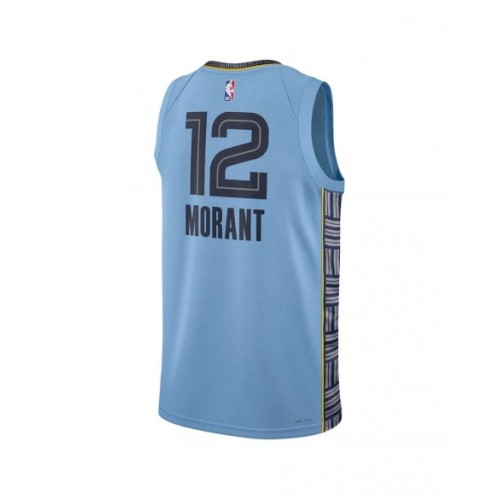 Men's Memphis Grizzlies Ja Morant #12 Jordan Brand Light Blue 2022/23 Swingman Jersey - Statement Edition