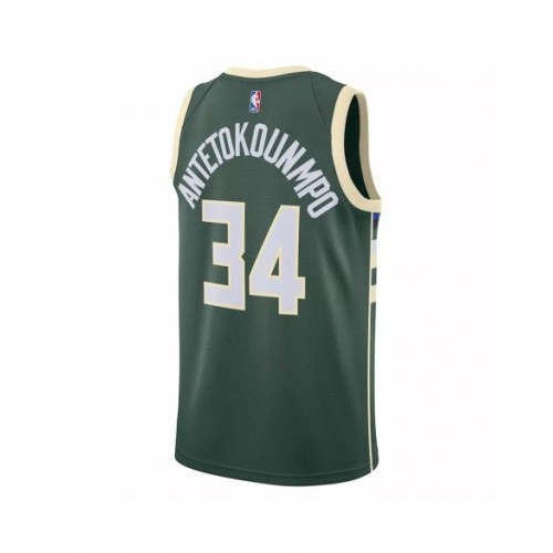 Milwaukee Bucks Giannis Antetokounmpo #34 Nike Hunter Green 2022/23 Swingman Jersey - Icon Edition