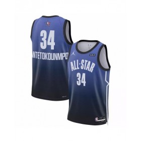 Men's Giannis Antetokounmpo Jordan Brand Blue 2023 NBA All-Star Game Swingman Jersey