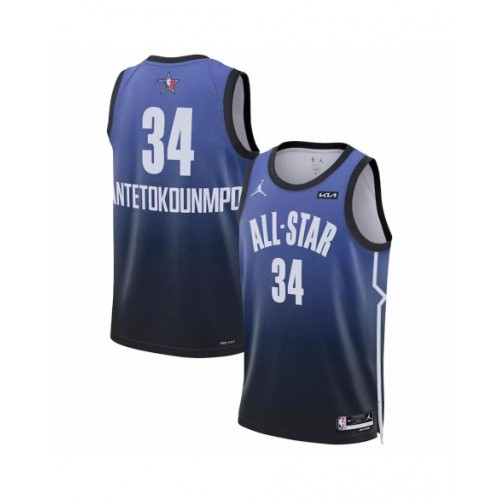 Men's Giannis Antetokounmpo Jordan Brand Blue 2023 NBA All-Star Game Swingman Jersey