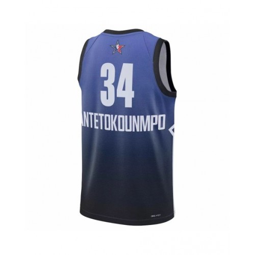 Men's Giannis Antetokounmpo Jordan Brand Blue 2023 NBA All-Star Game Swingman Jersey