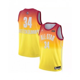 Men's Giannis Antetokounmpo Jordan Brand Orange 2023 NBA All-Star Game Swingman Jersey