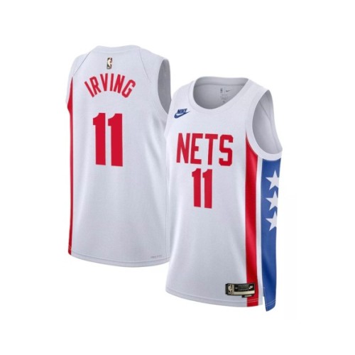 Men's Brooklyn Nets Kyrie Irving #11 White 2022/23 Swingman Jersey - Classic Edition