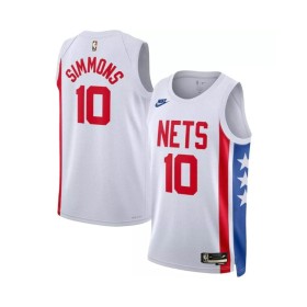 Men's Brooklyn Nets Ben Simmons #10 White 2022/23 Swingman Jersey - Classic Edition