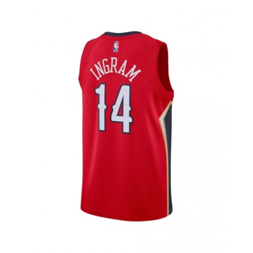 Men's New Orleans Pelicans Brandon Ingram #14 Jordan Brand Red 2022/23 Swingman Jersey - Statement Edition