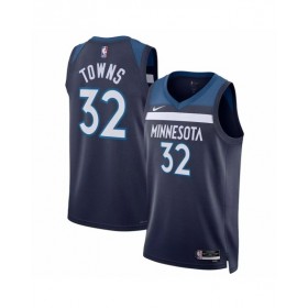 Men's Minnesota Timberwolves Karl-Anthony Towns #32 Nike Navy 2022/23 Swingman Jersey - Icon Edition