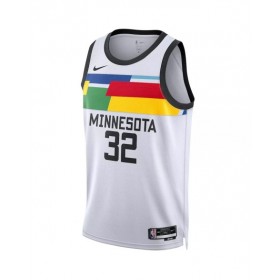 Men's Minnesota Timberwolves Karl-Anthony Towns #32 Nike White 2022/23 Swingman Jersey - City Edition