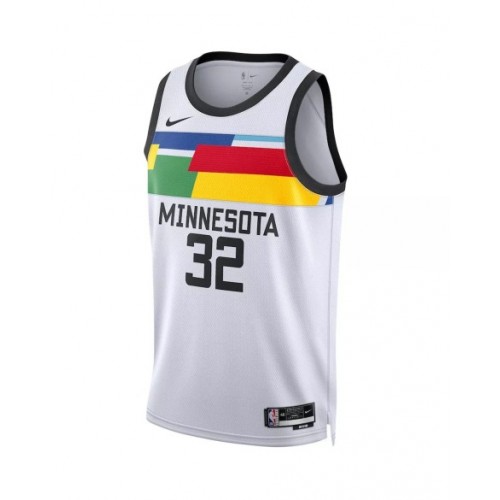 Men's Minnesota Timberwolves Karl-Anthony Towns #32 Nike White 2022/23 Swingman Jersey - City Edition