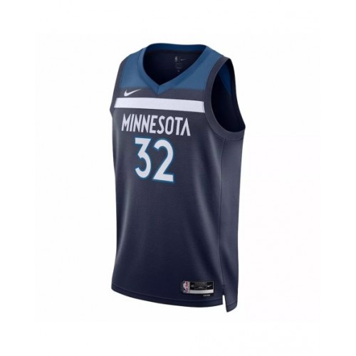 Men's Minnesota Timberwolves Karl-Anthony Towns #32 Nike Navy 2022/23 Swingman Jersey - Icon Edition