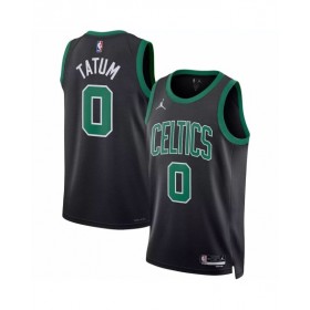 Men's Boston Celtics Jayson Tatum #0 Jordan Brand Black 2022/23 Statement Edition Swingman Jersey