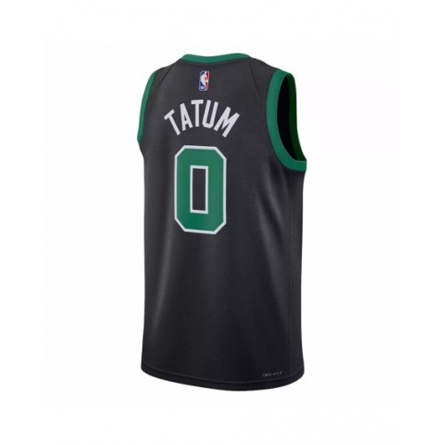 Men's Boston Celtics Jayson Tatum #0 Jordan Brand Black 2022/23 Statement Edition Swingman Jersey