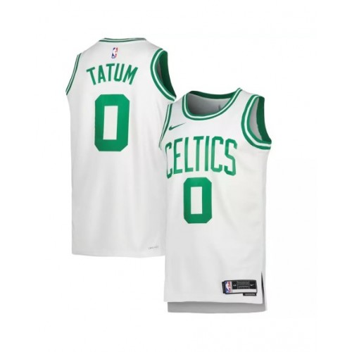 Men's Boston Celtics Jayson Tatum #0 Nike White 2022/23 Swingman Jersey - Association Edition