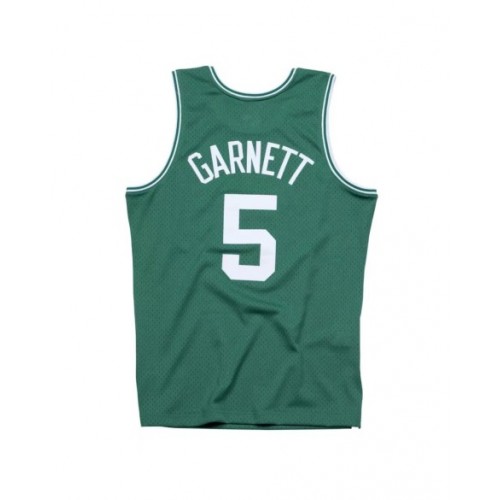 Men's Boston Celtics Kevin Garnet #5 Mitchell & Ness Green 2007-08 Hardwood Classics Swingman Jersey