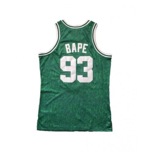 BAPE X Mitchell & Ness Celtics ABC Green Basketball Swingman Jersey