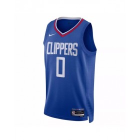 Men's LA Clippers Russell Westbrook #0 Nike Royal 2022/23 Swingman Jersey - Icon Edition