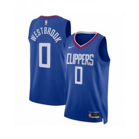 Men's LA Clippers Russell Westbrook #0 Nike Royal 2022/23 Swingman Jersey - Icon Edition