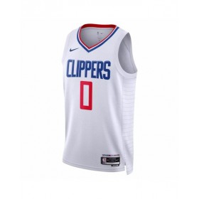 Men's LA Clippers Russell Westbrook #0 Nike White 2022/23 Swingman Jersey - Association Edition