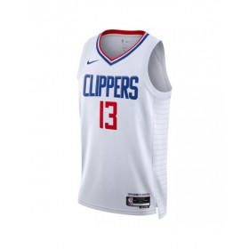 Men's LA Clippers Paul George #13 Nike White 2022/23 Swingman Jersey - Association Edition