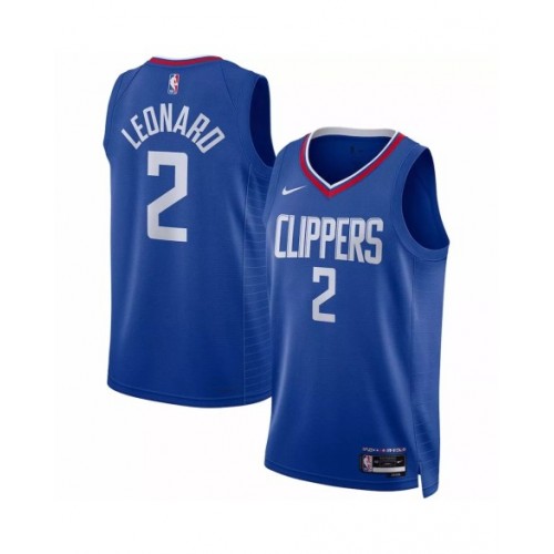 Men's LA Clippers Kawhi Leonard #2 Nike Royal 2022/23 Swingman Jersey - Icon Edition