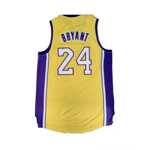 Men's Los Angeles Lakers Bryant #24 Mitchell & Ness Yellow 2008/09 Swingman NBA Jersey