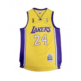 Men's Los Angeles Lakers Bryant #24 Mitchell & Ness Yellow 2008/09 Swingman NBA Jersey