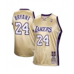 Men's Los Angeles Lakers Kobe Bryant #24 Mitchell & Ness Gold Hall of Fame Class of 2020 Jersey