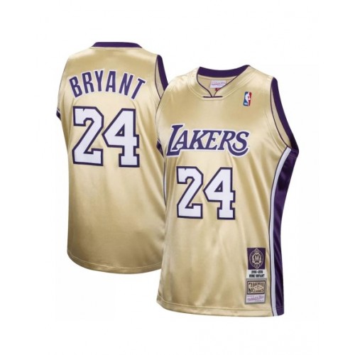 Men's Los Angeles Lakers Kobe Bryant #24 Mitchell & Ness Gold Hall of Fame Class of 2020 Jersey