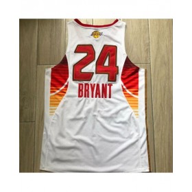 Retro All Star Kobe Bryant #24 White 2009 Swingman NBA Jersey