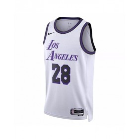 Men's Los Angeles Lakers Rui Hachimura #28 Nike White 2022/23 Swingman Jersey - City Edition