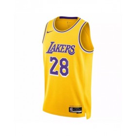 Men's Los Angeles Lakers Rui Hachimura #28 Nike Gold 2022/23 Swingman Jersey - Icon Edition