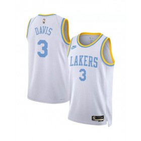 Men's Los Angeles Lakers Anthony Davis #3 Nike White 2022/23 Swingman Jersey - Classic Edition