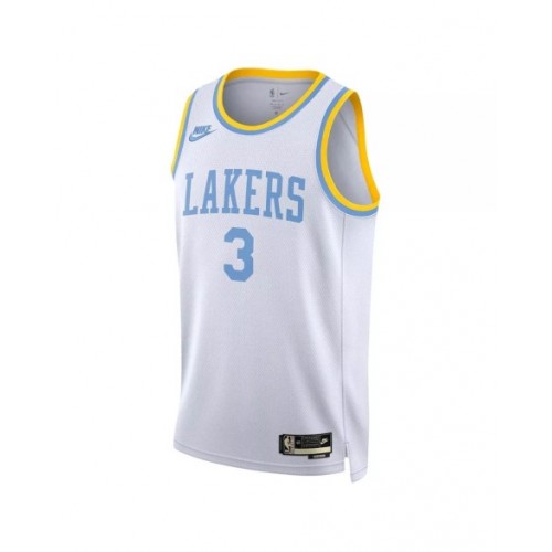 Men's Los Angeles Lakers Anthony Davis #3 Nike White 2022/23 Swingman Jersey - Classic Edition