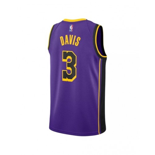 Men's Los Angeles Lakers Anthony Davis #3 Jordan Brand Purple 2022/23 Swingman Jersey - Statement Edition