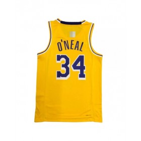 Men's Los Angeles Lakers O'NEAL #34 Gold 2021 Diamond Swingman Jersey - Icon Edition