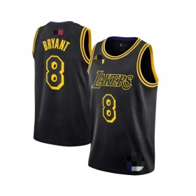 Men's Los Angeles Lakers Kobe Bryant #8 Black Swingman Jersey - City Edition