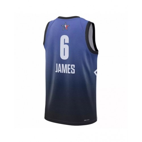 Men's LeBron James #6 Jordan Brand Blue 2023 NBA All-Star Game Swingman Jersey