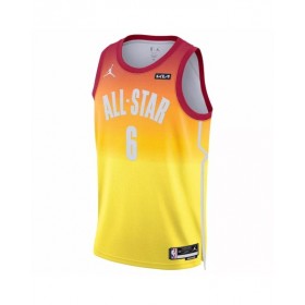 Men's LeBron James #6 Jordan Brand Orange 2023 NBA All-Star Game Swingman Jersey