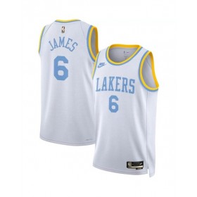 Men's Los Angeles Lakers LeBron James #6 Nike White 2022/23 Swingman Jersey - Classic Edition