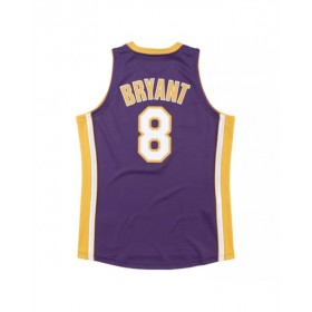 Men's Los Angeles Lakers Kobe Bryant #8 Mitchell&Ness Purple 00-01 Hardwood Classics Jersey