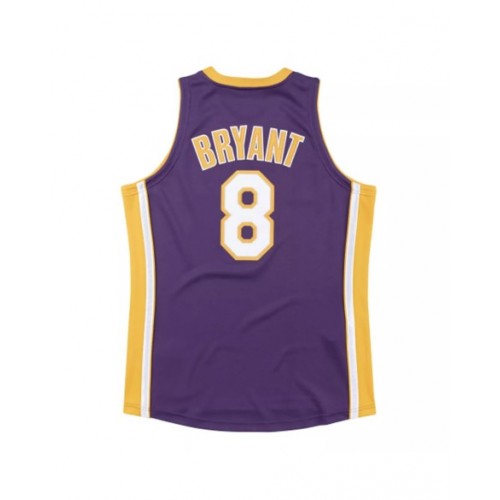 Men's Los Angeles Lakers Kobe Bryant #8 Mitchell&Ness Purple 00-01 Hardwood Classics Jersey