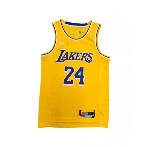 Men's Los Angeles Lakers Kobe Bryant #24 Gold 2021 Diamond Swingman Jersey - Icon Edition