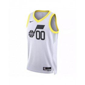 Men's Utah Jazz Jordan Clarkson #00 Nike White 2022/23 Swingman Jersey - Association Edition